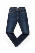 High-Waisted Skinny Jeans - Dark Wash