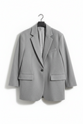 Classic Boyfriend Blazer - Grey