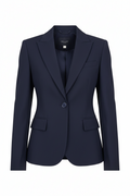 Tailored Blazer - Navy Blue